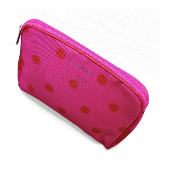 CLINIQUE Kate Spade Polka Dot Makeup Bag and Limited Edition Bare Pop Lip Color - Picture 7 of 9